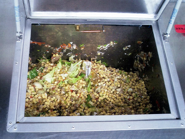 幼稚園で1日に出る調理カスや残飯食べ残しを余裕をもって処理できます。